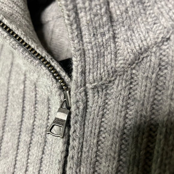 Vintage Banana Republic Lambswool Cashmere Full Zip Sweater - Picture 6 of 11